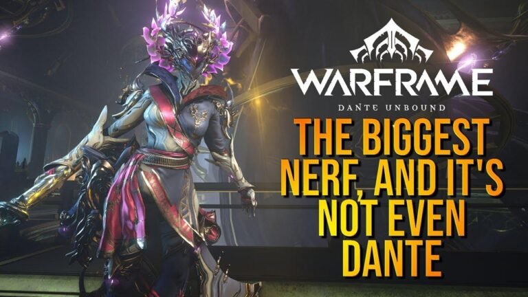What did the recent Dante Unbound hotfix in Warframe [2024] actually nerf?