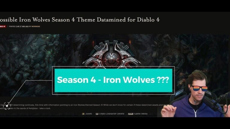 Have the Iron Wolves been found as the theme for Season 4 of Diablo 4?