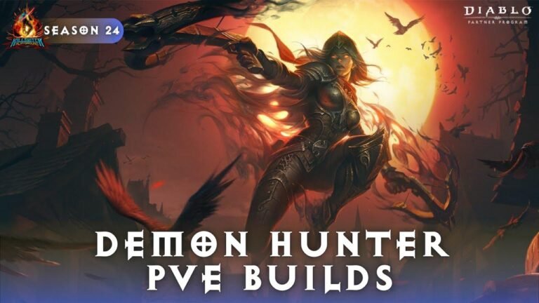 Top PVE Builds for Demon Hunter in Diablo Immortal Season 24