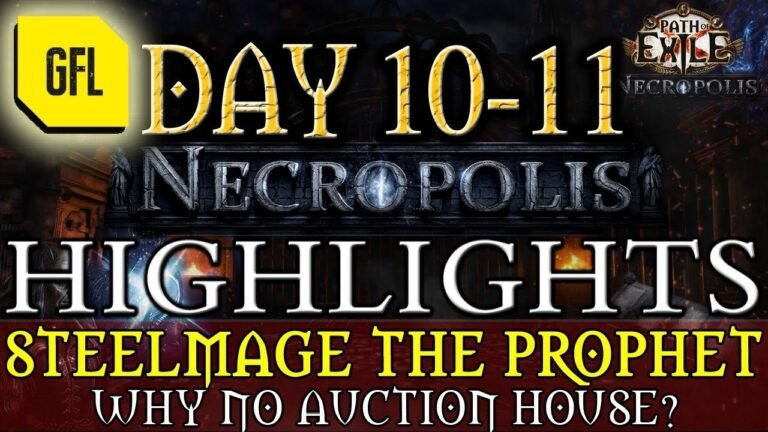 Day 10-11: Steelmage Conjures Up a Storm in Path of Exile 3.24 – No Auction Houses Explained!