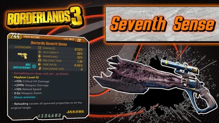 Unlock the Power of Seventh Sense: Your Ultimate Guide to Borderlands 3 Legendary Items!