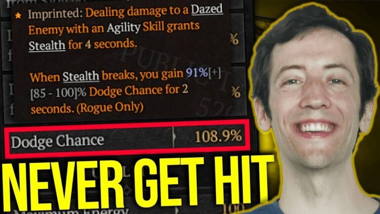 Is the 100% Dodge Rogue in Diablo 4 Overpowered?
