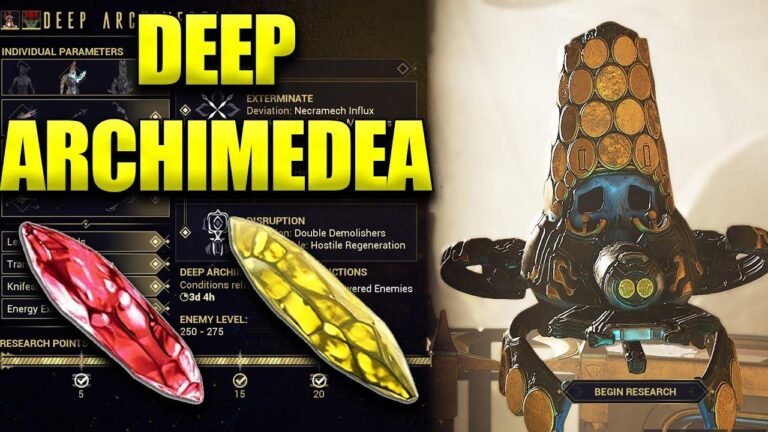 Ultimate End Game Farming Guide for Warframe’s Archimedea Mission!