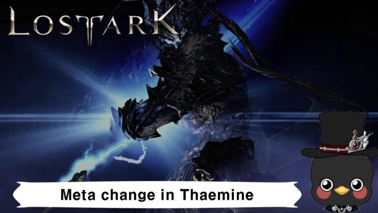 Thaemine vs Other Lost Ark Characters: Long-Term Strategy vs Burst Power