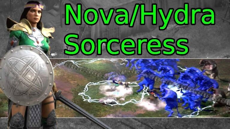 Master Diablo 2 with a Hardcore SSF Nova/Hydra Sorceress!