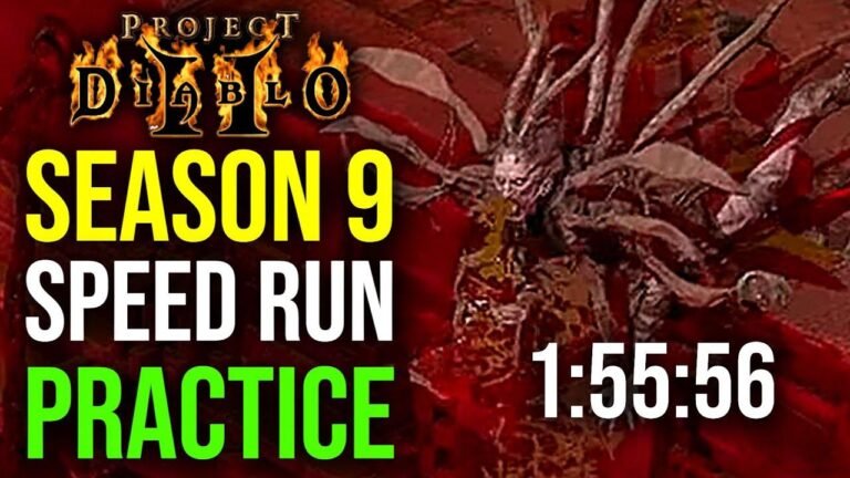 Fastest Hell Baal Run in Project Diablo 2 Season 9 with 8 Players!