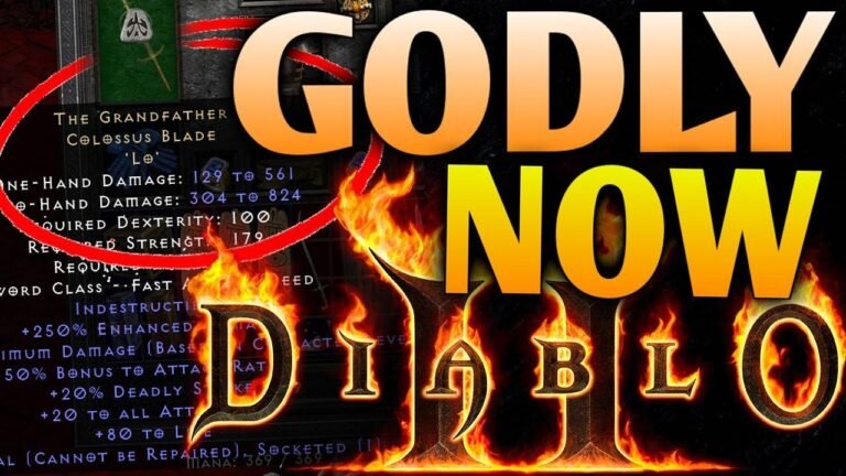 Experience Divine Gameplay with Grandpa in Diablo 2 Resurrected!