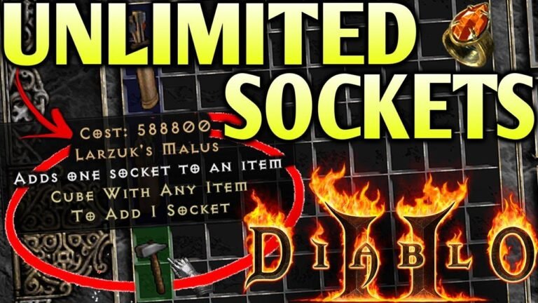 Unlock Unlimited Larzuk Sockets in Diablo 2 – Quick Guide!