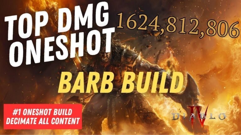 Unlock the Best Barbarian Build for Diablo 4’s Endgame!