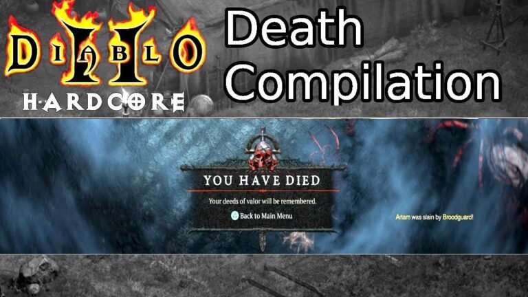 Thrilling Diablo 2 Hardcore Deaths, Featuring D3, D4, and Last Epoch Highlights!