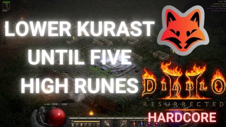 16 Hours of Intense Lower Kurast Runs in Diablo 2 Resurrected!